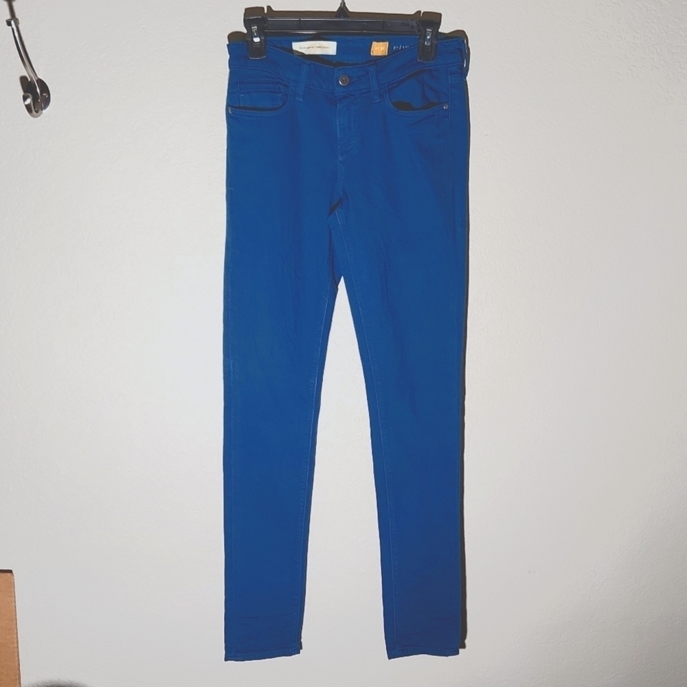 Pilcro Jeans Pants The Letter Press Turquoise Size 26